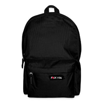 Fuck you - Backpack - black - Front