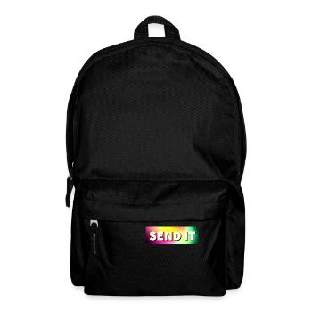 SEND IT box logo - Backpack - black - Front