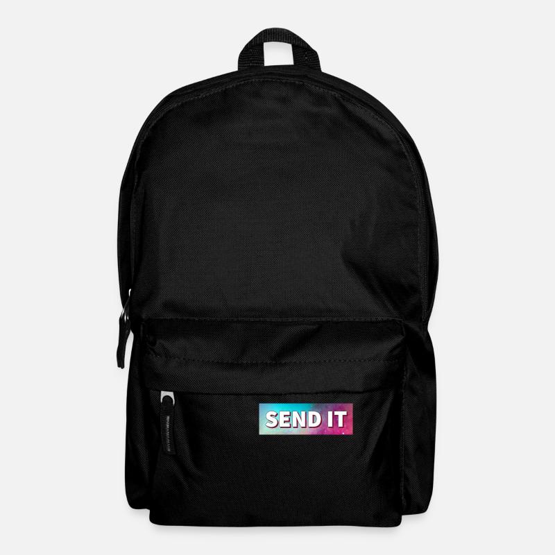 SEND IT Boxlogo - Rucksack - Schwarz
