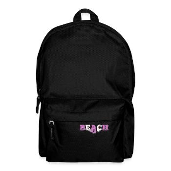 Beach pink 1 - Rucksack - Schwarz - Vorne