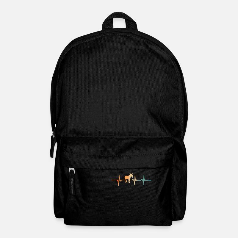 Herzschlag des Esels - Rucksack - Schwarz