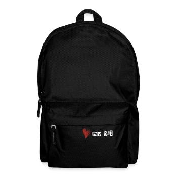 Love my cat - Backpack - black - Front