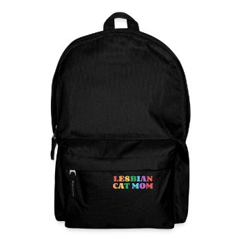 Lesbische Katzenmama - Rucksack - Schwarz - Vorne