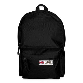 London United Kingdom Flag - Backpack - black - Front