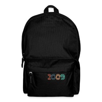 2009 Vintage Retro - Rucksack - Schwarz - Vorne