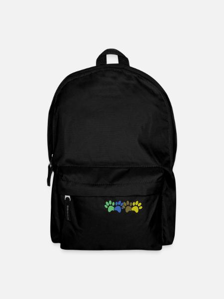Pattes de chien - Sac à dos - noir
