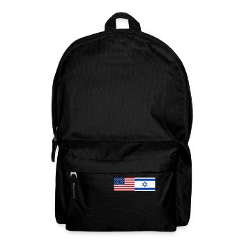 USA Israel Flag - Backpack - black - Front
