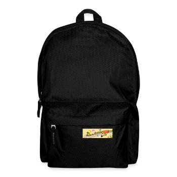 Giraffe relaxes on the beach🦒 - Backpack - black - Front