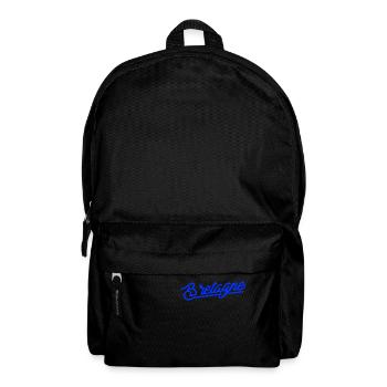 Brittany - handwritten typography - Backpack - black - Front