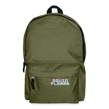 Squid lazy - Backpack - olive green - Front