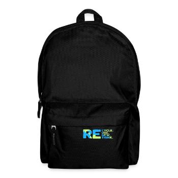 ReCycle ReUse ReNew ReThink - Backpack - black - Front