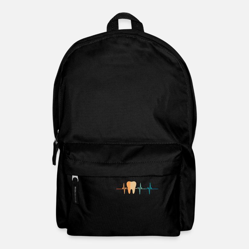Herzschlag des Zahnarztes - Rucksack - Schwarz