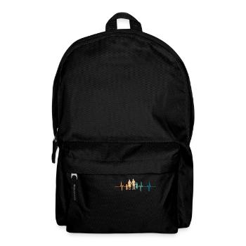 Family Heartbeat - Backpack - black - Front