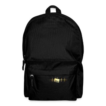Battement de cœur Cassette - Sac à dos - noir - Devant