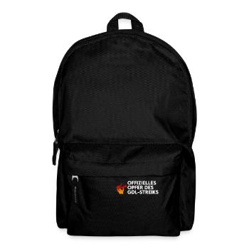 Opfer des Bahnstreiks - Rucksack - Schwarz - Vorne