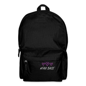 Fan Base Herz Liebe - Rucksack - Schwarz - Vorne