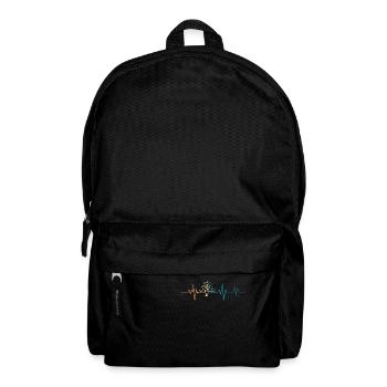 Heartbeat Retro Family Tree - Backpack - black - Front
