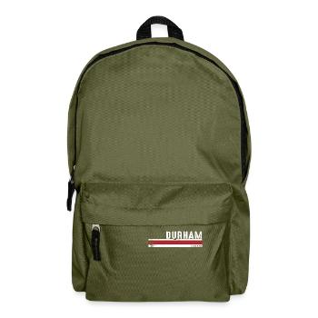 Durham England Vintage Design für Heritage-Liebhaber - Rucksack - Olivgrün - Vorne