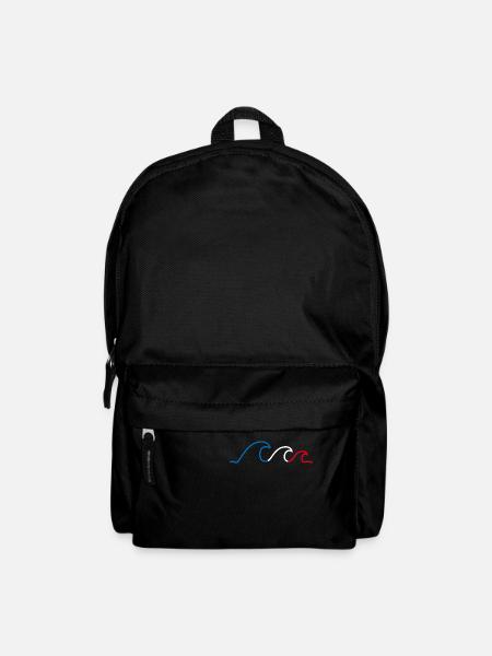 Die hanseatische Welle - Rucksack - Schwarz