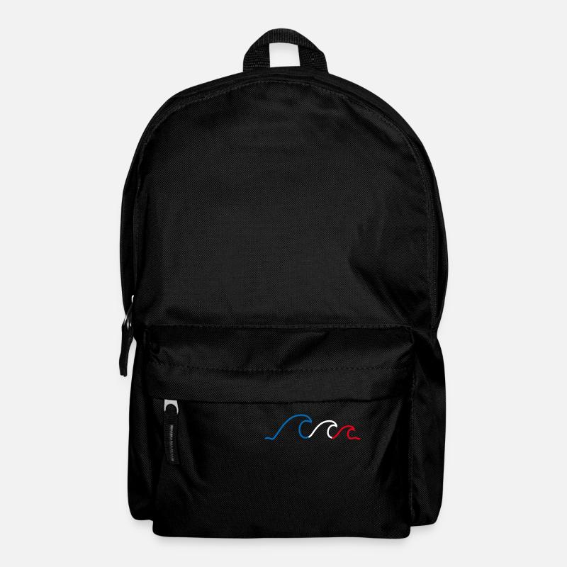 Die hanseatische Welle - Rucksack - Schwarz