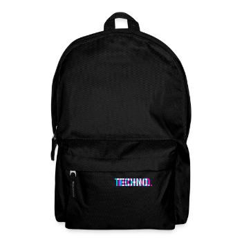 Techno - Rucksack - Schwarz - Vorne