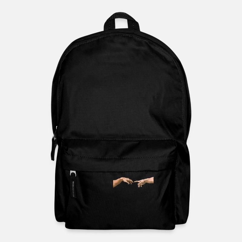 The Creation of Adam Michelangelo - Backpack - black
