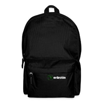 Tierärztin white - Rucksack - Schwarz - Vorne