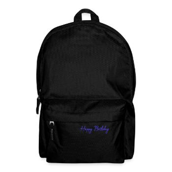 ALLES GUTE ZUM GEBURTSTAG. ALLES GUTE ZUM GEBURTSTAG. JAHRESTAG. - Rucksack - Schwarz - Vorne