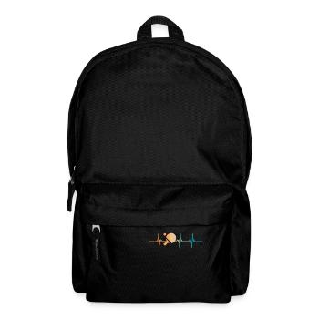 Battement de cœur Ping pong - Sac à dos - noir - Devant