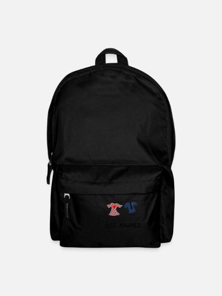 JUST MARRIED. MARRIED. ES LEBE DIE EHE - Rucksack - Schwarz