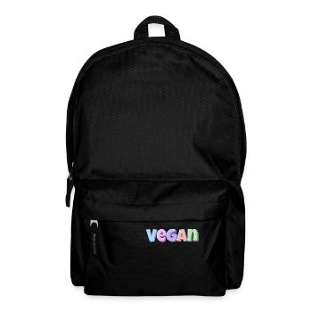 Vegan Pastel - Backpack - black - Front