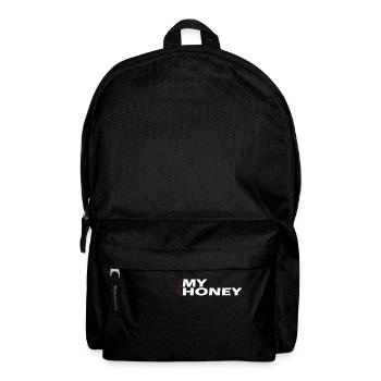 Mon cadeau de miel blanc - Sac à dos - noir - Devant