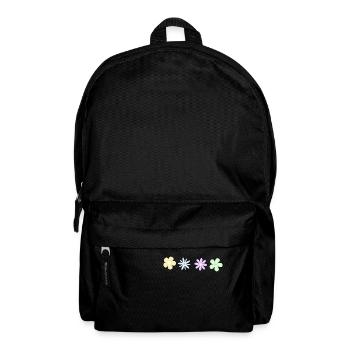 Minimalist flowers - Backpack - black - Front