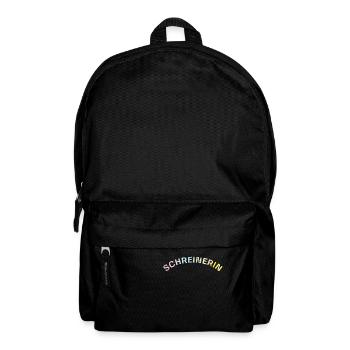 Schreinerin - Rucksack - Schwarz - Vorne