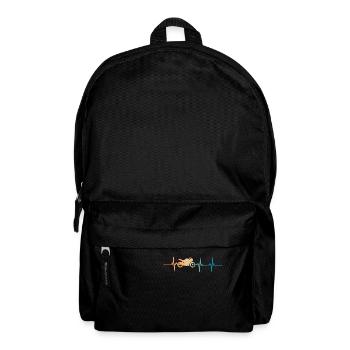battement de cœur moto - Sac à dos - noir - Devant