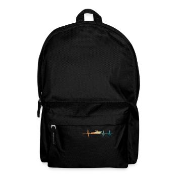 Heartbeat boat - Backpack - black - Front
