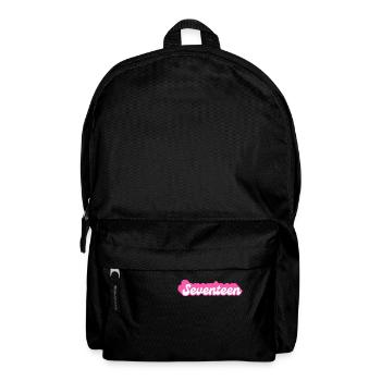 Seventeen birthday - 17th birthday retro pink - Backpack - black - Front
