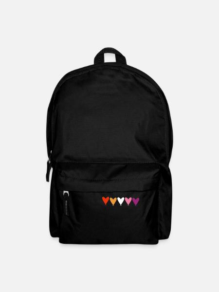 LesbianHearts - Rucksack - Schwarz