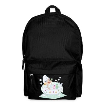 bad bath badewanne bathtube shower dusche6 - Rucksack - Schwarz - Vorne