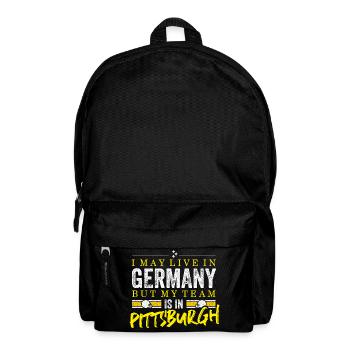 Pittsburgh Football Fans Germany - Rucksack - Schwarz - Vorne