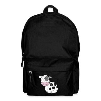 Funny Cow Comic I Kids Gift I Calves - Backpack - black - Front