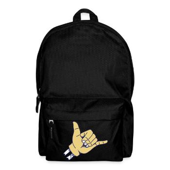 SURF | Surfergruß | Shaka - Rucksack - Schwarz - Vorne