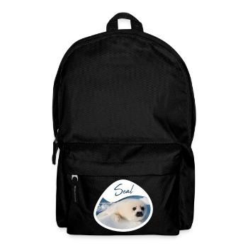 Seal pup seal - Design - Backpack - black - Front