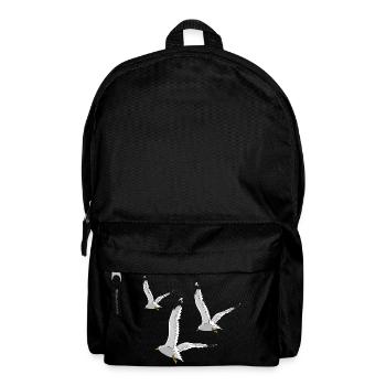 moewe vogel strand urlaub - Rucksack - Schwarz - Vorne