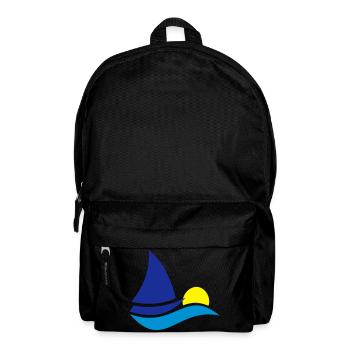 segelboot - Rucksack - Schwarz - Vorne