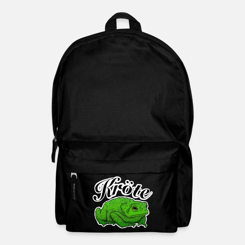 Kröte - Rucksack - Schwarz