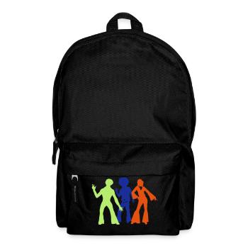 yeare 70 years19 seventies disco peace love lunett - Backpack - black - Front