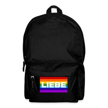 Liebe - Rucksack - Schwarz - Vorne