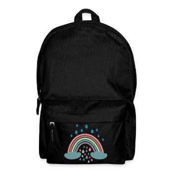 Happy Rainbow Regenbogen Design - Backpack - black - Front