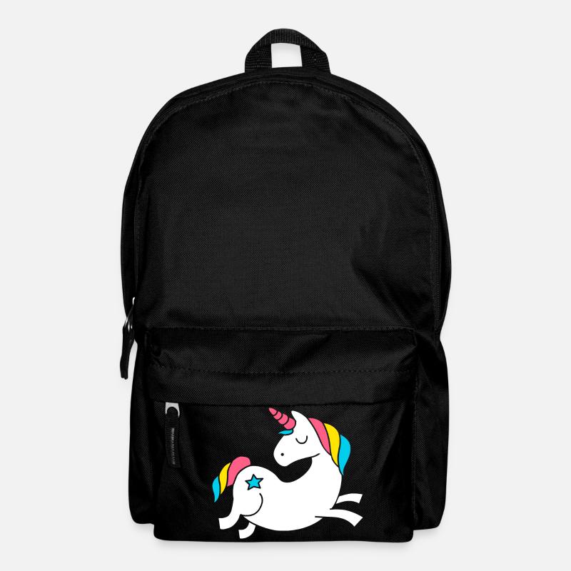 unicorn - Einhorn - Rucksack - Schwarz